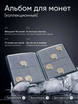 Альбом для монет  Coins на 96 монет