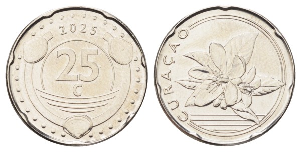 Кюрасао 25 центов 2025