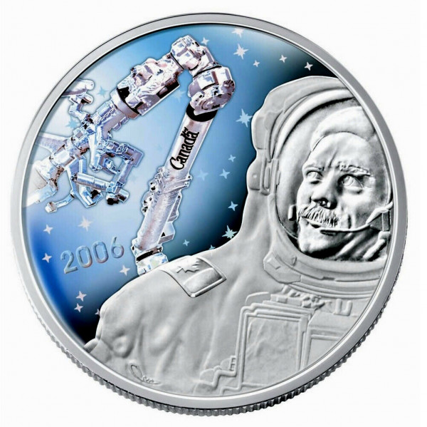 Канада, 30 долларов 2005 год, Рука помощи в космосе, ПРУФ