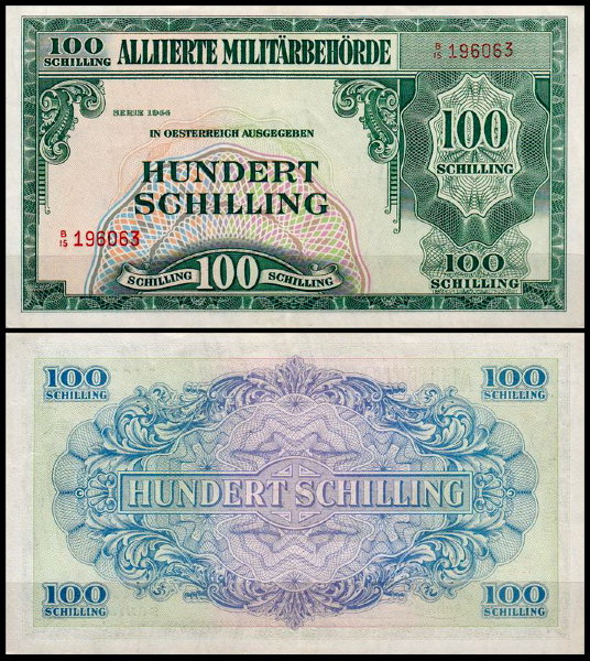 Австрия 100 шиллингов 1944 (XF Pick 110)