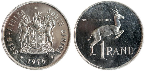 ЮАР, 1 ранд 1976 год, ПРУФ