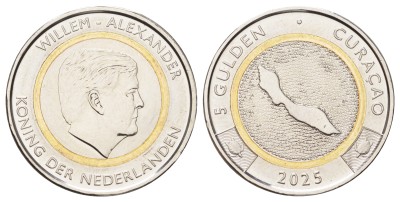 Кюрасао 5 гульденов 2025