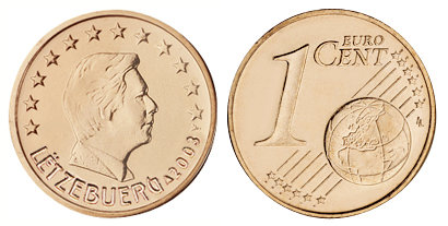 Люксембург, 1 цент 2003 (UNC, медь)
