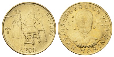 Сан Марино, 200 лир 1997 год