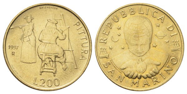 Сан Марино, 200 лир 1997 год