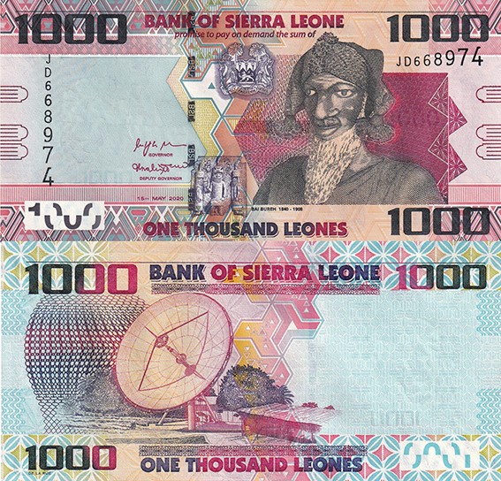 Сьерра Леоне 1000 леоне 2020 (UNC Pick 30)