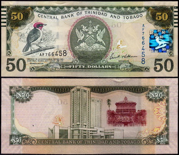 Тринидад и Тобаго 50 долларов 2006 (UNC Pick 50)