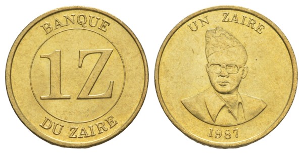 Заир, 1 заир 1987 год
