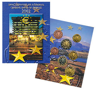 Ирландия, Набор монет 2002 года (буклет)