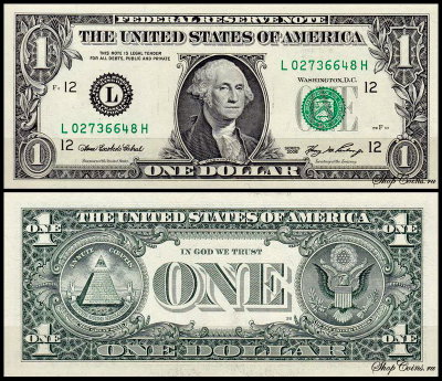 США 1 доллар 2006 (UNC Pick 523) Federal Reserve Note
