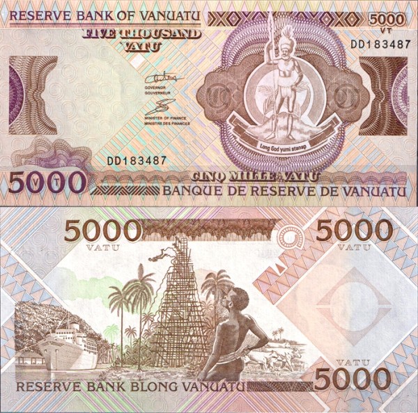 Вануату 5000 вату 2006-2015 (UNC Pick 17)