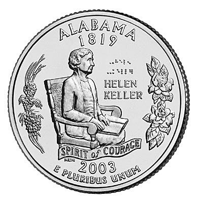 США, 25 центов 2003 год, Alabama
