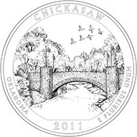 США, 25 центов 2011 год, Рекреационная зона Чикасо