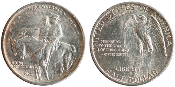 США, 50 центов 1925 год, Мемориал Стоун-Маунтин