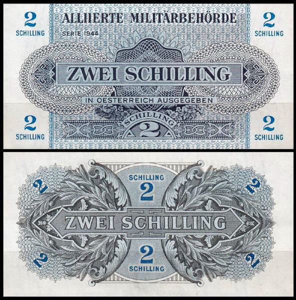 Австрия 2 шиллинга 1944 (UNC Pick 104b)