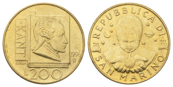 Сан Марино, 200 лир 1996 год