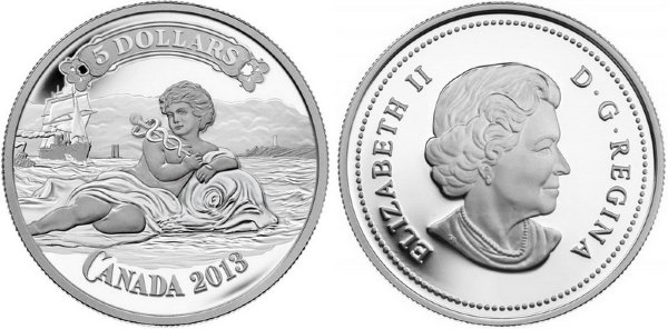 Канада, 5 долларов 2013 год, Дизайн канадских банкнот, ПРУФ