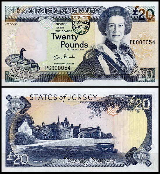 Джерси 20 фунтов 2000 (UNC Pick 29) Подпись 5