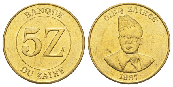 Заир, 5 заир 1987 год