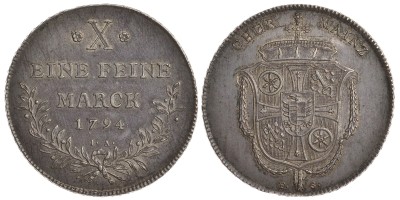 Майнц 1 талер 1794 Фридрих Карл Йозеф фон Эрталь (1774-1802)