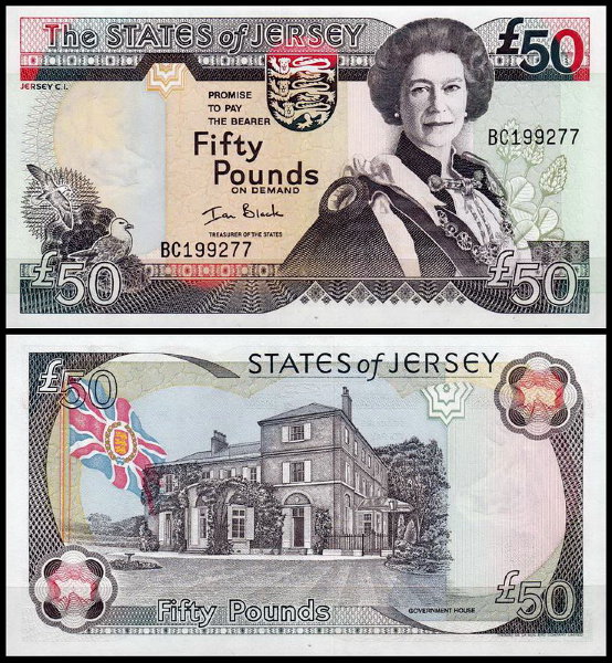 Джерси 50 фунтов 2000 (UNC Pick 30) Подпись 5