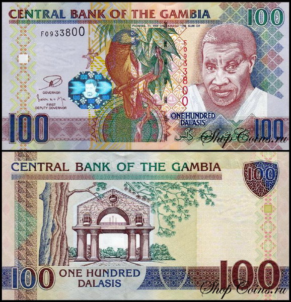 Гамбия 100 даласи 2006 (UNC Pick 29)