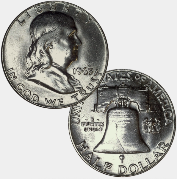 США, 50 центов 1963 год