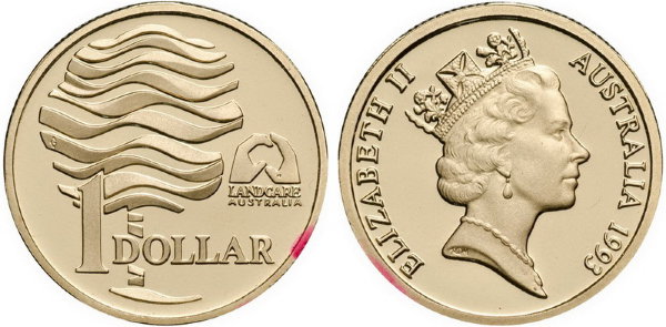 Австралия, 1 доллар 1993 год, Экологическая программа
