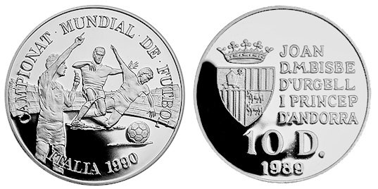Андорра, 10 динер 1989 год, ЧМ по футболу в Италии, ПРУФ