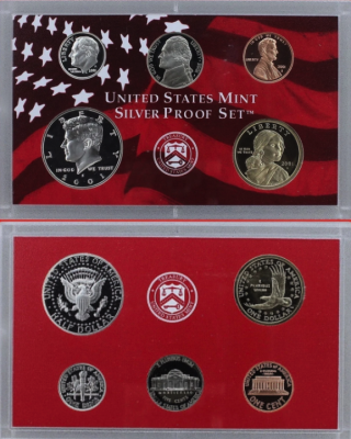 США, Годовой набор 2001 год, Серебро