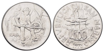 Сан Марино, 100 лир 1978 год