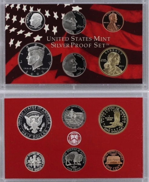 США, Годовой набор 2005 год, Серебро