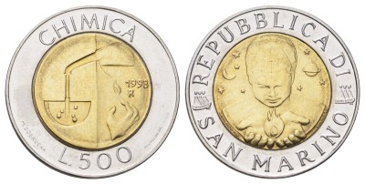 Сан Марино, 500 лир 1998 год