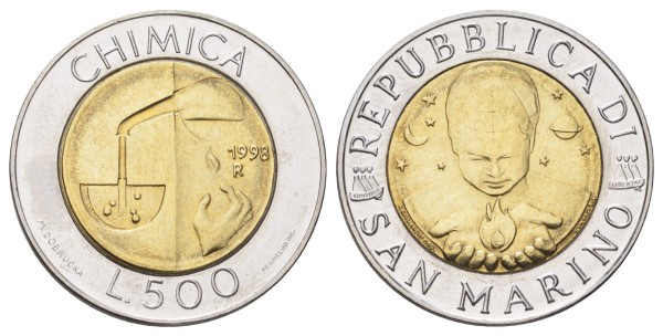 Сан Марино, 500 лир 1998 год