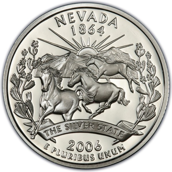 США, 25 центов 2006 год, Nevada