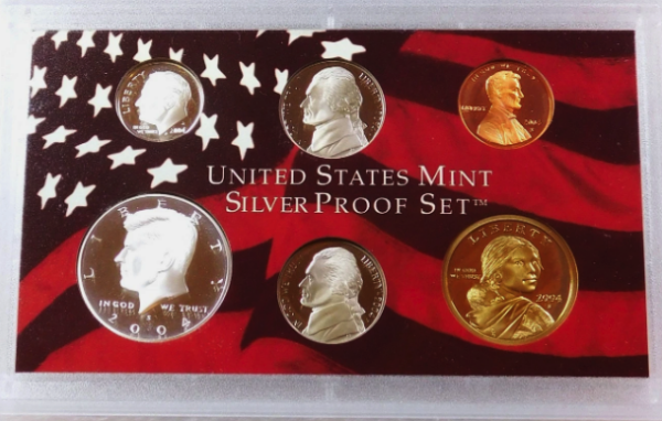США, Годовой набор 2004 год, Серебро
