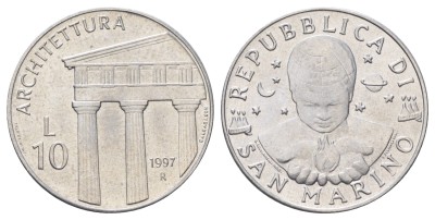 Сан Марино, 10 лир 1997 год