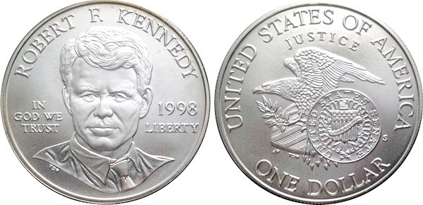 США, 1 доллар 1998 год, Роберт Френсис Кеннеди