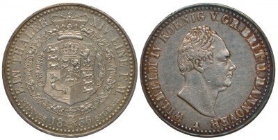 Ганновер 1 талер 1836 A, Вильгельм IV (Король Британии)