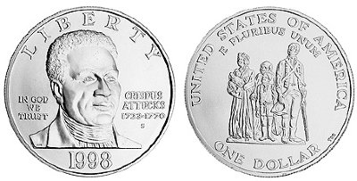 США, 1 доллар 1998 год, Крисп Аттакс