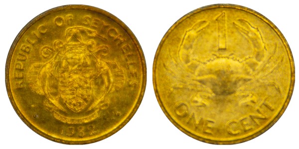 Сейшельские острова, 1 цент 1982 год