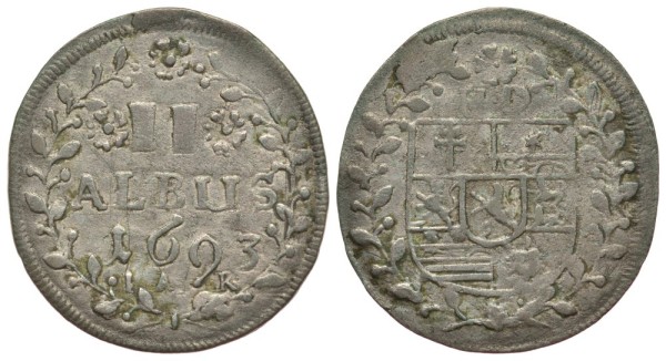 Гессен-Дармштадт 2 альбус 1693