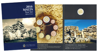 Мальта, Набор монет 2016 года (буклет)