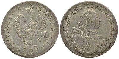 Силезия 18 крейцеров 1752
