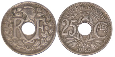 Франция, 25 сантимов 1926 год