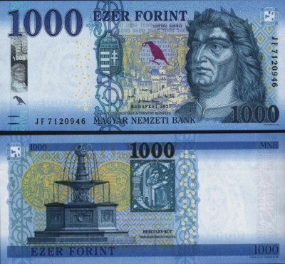 Венгрия 1000 форинтов 2021 (UNC Pick 203)