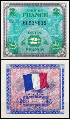 Франция 2 франка 1944 (UNC Pick 114)