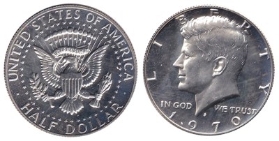 США, 50 центов 1970 год S