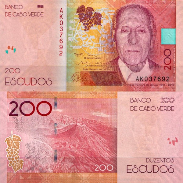 Кабо Верде 200 эскудо 2019-2021 (UNC Pick NEW)
