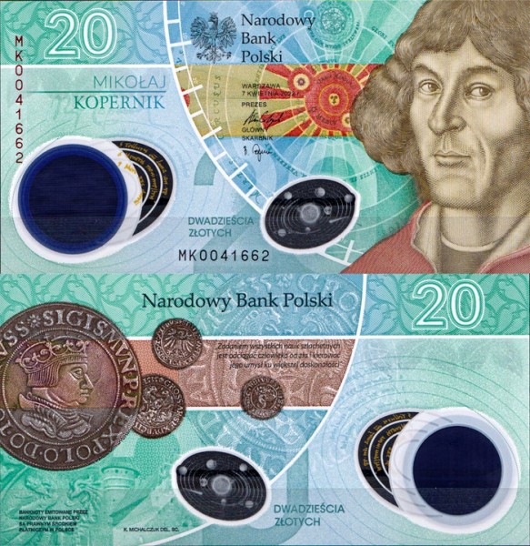 Польша 20 злотых 2022 (UNC Pick 197)